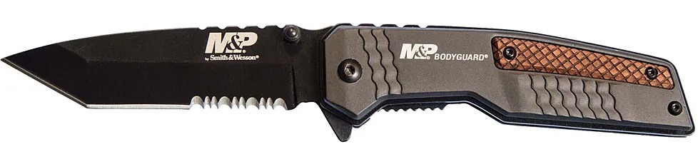 SMITH&WESSON MP BODYGUARD TANTO POCKET KNIFE BLACK