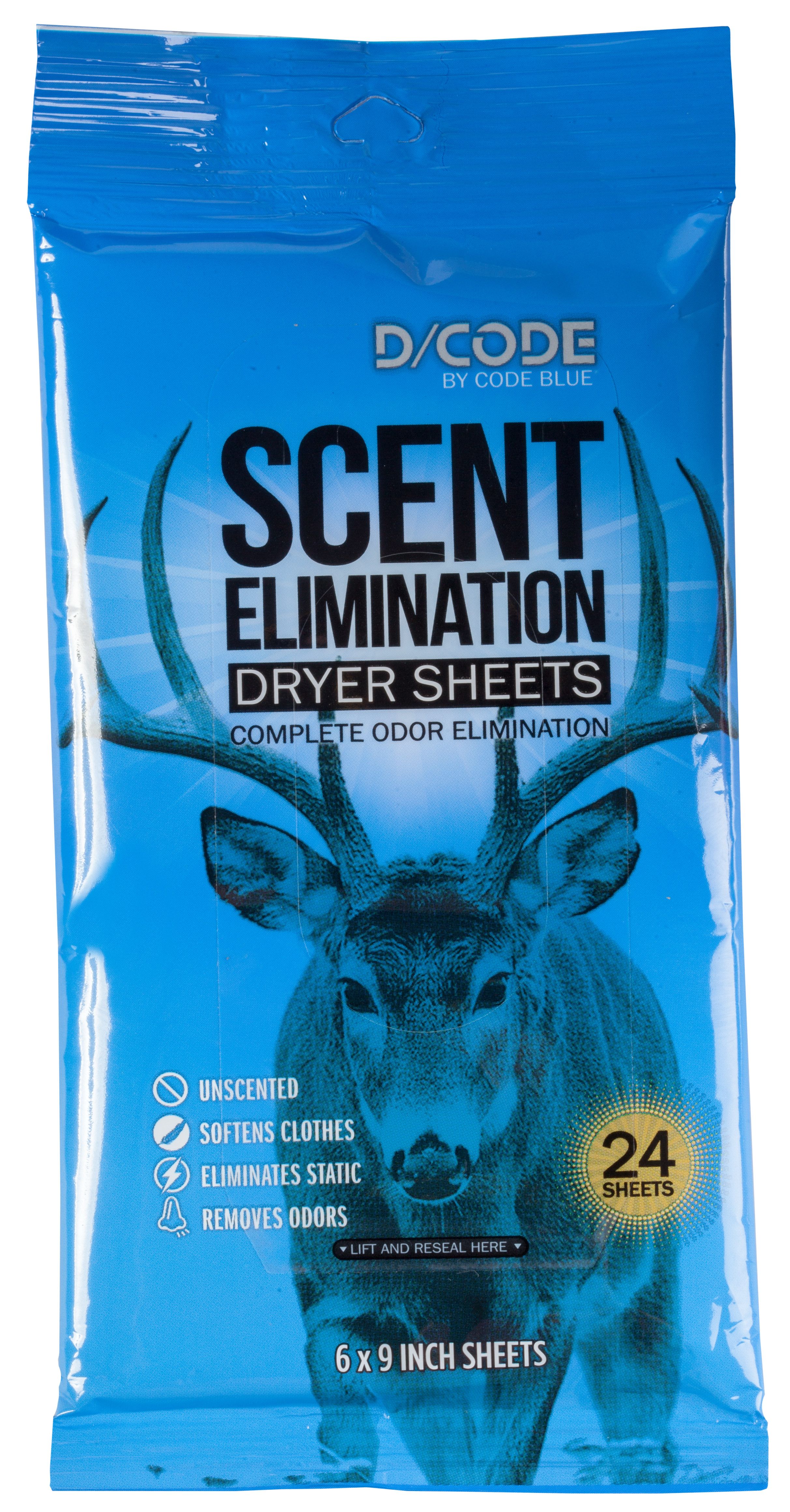 CODE BLUE DRYER SHEETS