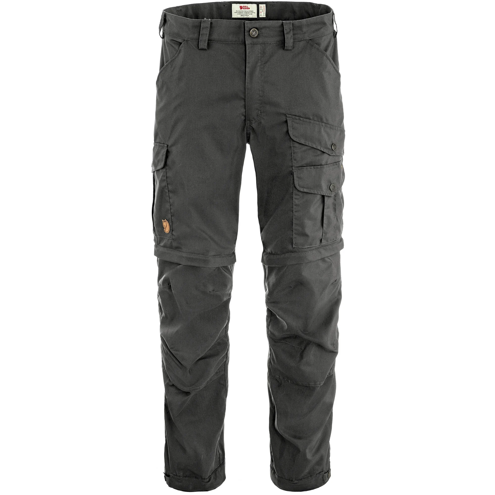KELNĖS FJÄLLRÄVEN VIDDA PRO LITE ZIP-OFF TAMSIAI PILKOS