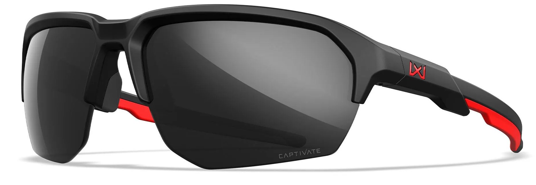 ТАКТИЧЕСКИЕ ОЧКИ WILEYX JAKL CAPTIVATE BLACK MIRROR MATTE BLACK/RED FRAME